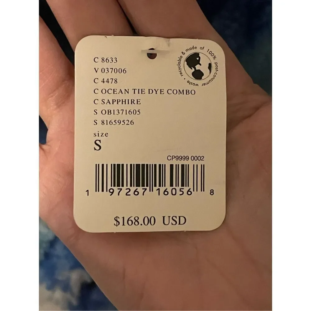 Free People Women's Tie Dye Fleece Pullover Sweatshirt Size S Multicolor - Picture 6 of 7